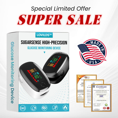 LOVILDS™ SugarSense High-Precision Glucose Monitoring Device