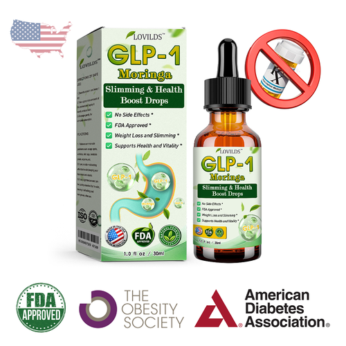 LOVILDS™ 👩⚕️ GLP-1 Moringa Slim & Health Boost Elixir (Food-Grade Fat Burner – Developed by The Obesity Society)