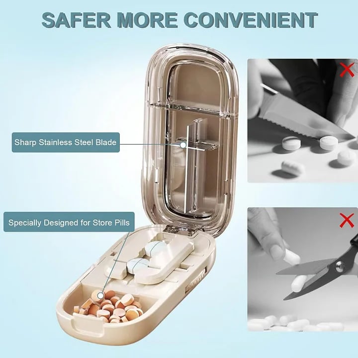 Adjustable Pill Cutter Splitter