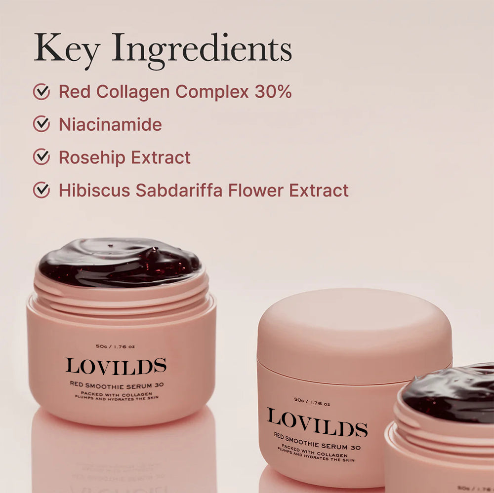 LOVILDS™ Overnight Red Smoothie Face Mask Serum