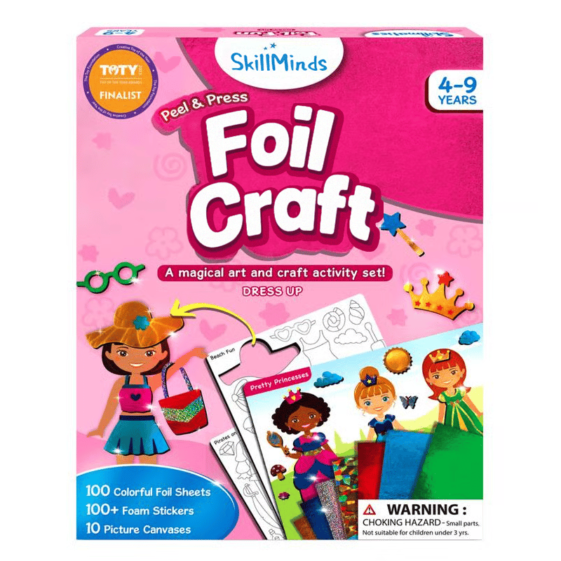 🏆Flash Sale⚡ 50K+ SOLD! Almost Gone-💥Foil Art & Craft Activity 🤲💓No Mess Art Kit