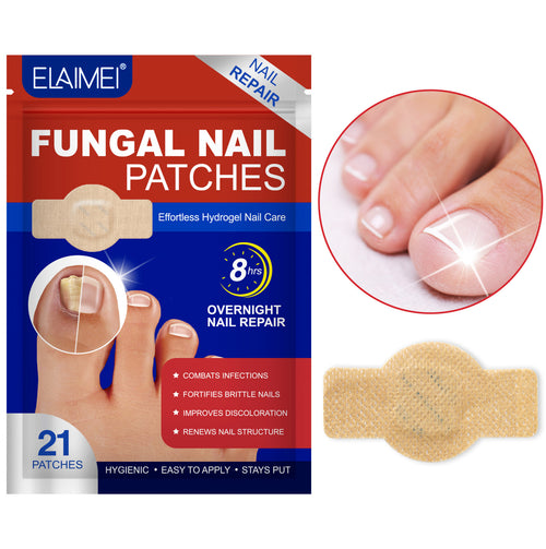 Extra-Strength Hydrogel Overnight Toenail Fungus Patches for Overnight Toenail Repair
