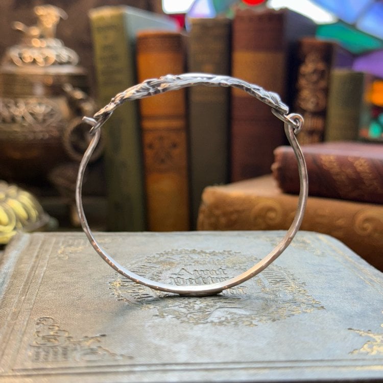 🔥LAST DAY 50% OFF✨Handmade Sterling Spoon Bangle - Crafted from Authentic Vintage Silverware