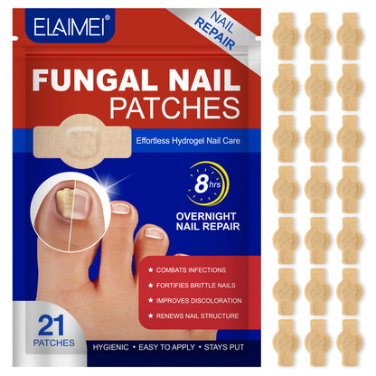 Extra-Strength Hydrogel Overnight Toenail Fungus Patches for Overnight Toenail Repair