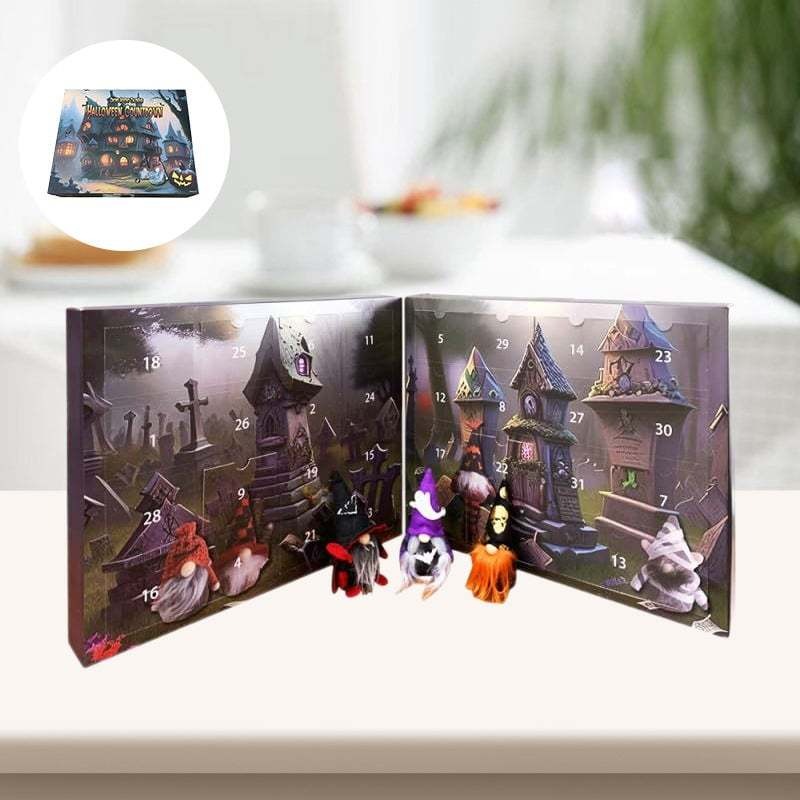 Final 3 Hours: 70% OFF👻2025 Halloween Gnome Advent Calendar